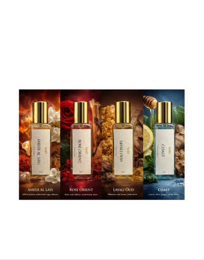 PACK OF 4- 20ML FOR UNISEX